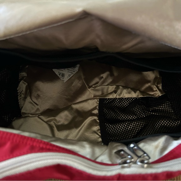 Brand new Ju-Ju-Be red diaper bag with clip on wallet and change pad - Picture 10 of 13